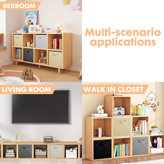 ShellKingdom Foldable Fabric Storage Cubes - Image 5
