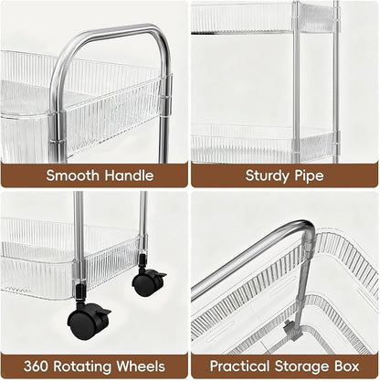 STARLATTA 3 Tier Rolling Cart - Image 4