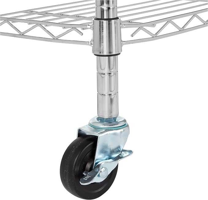 Amazon Basics 4-Shelf Adjustable, Heavy Duty Storage Shelving Unit - Image 3