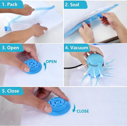Electric Air Pump for Vacuum Storage Bag, Vacuum Seal Bags for Clothing Pump - Image 7