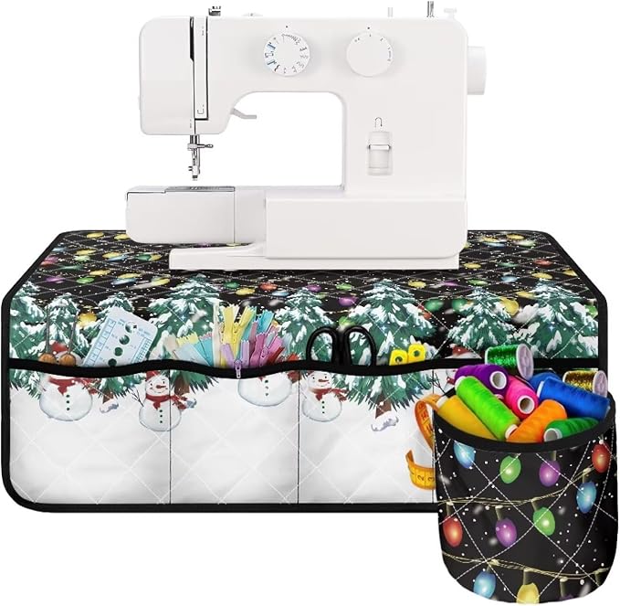 Gomyblomy Christmas Tree Sewing Machine Table Mat, Christmas Themed Polyester - Image 3