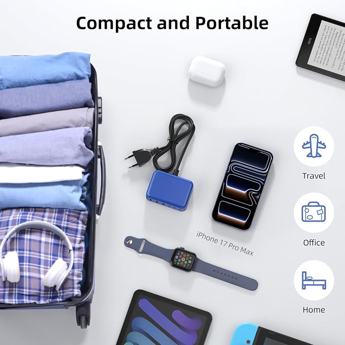 6 in 1 USB Charger, 50% Smaller Charging Station - Image 5