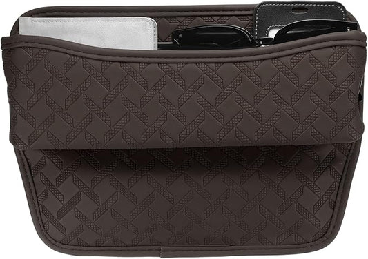 HARFINGTON Car Seat Gap Filler Organizer 11.5 x 8 x 2.1 Inch Leather Universal by HARFINGTON