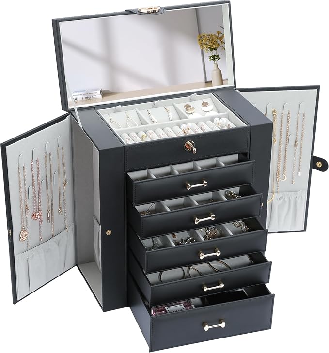 Large Jewelry Organizers and Storage, Large Jewelry Box by V-LafuyJewelryBox