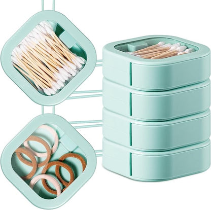Kathfly 4 Pcs Hair Tie Organizer, Portable Hair Accessories Organizer Travel by Kathfly