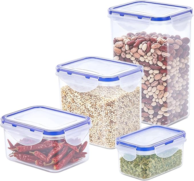 KIGI Airtight Food Storage Containers, Plastic Canisters & Jars by KIGI
