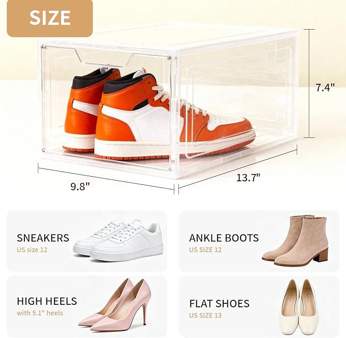 Shoe Boxes Shoe Storage Boxes Display Boxes - Image 3