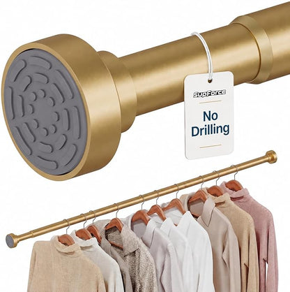 Closet Rod, No Drill Tension Closet Rod by Supforce