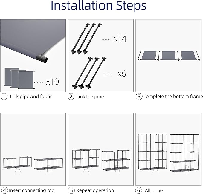 Portable Closet, Wardrobe Closet - Image 7