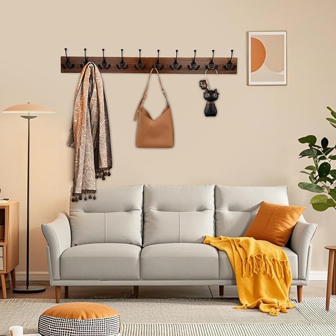 IBosins 34'' Coat Rack Wall Mount - Image 4