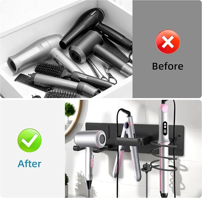 Hair Dryer Holder Blow Dryer Holder - Image 7