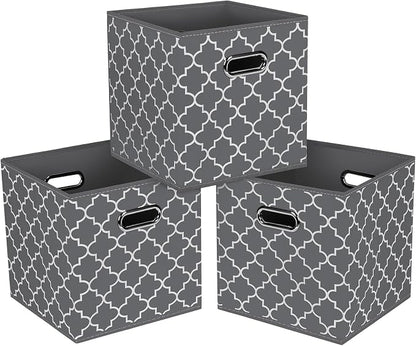 Fabric Cloth Storage Bins, Fabric Cube Organizer by SEVENDOME