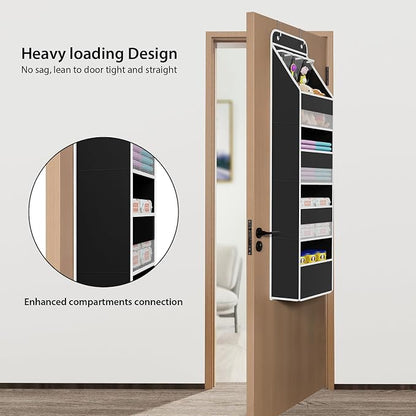 Univivi Fabric Over Door Hanging Organizer - Image 2