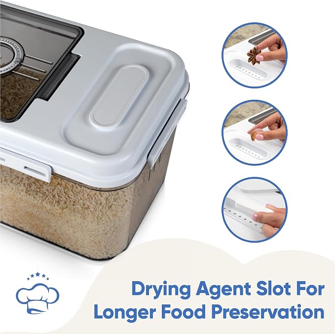 Chef's Path Extra Large Airtight Rice Storage Container - Image 2