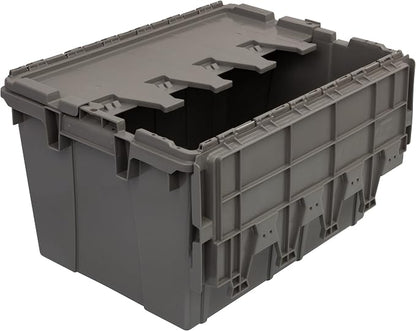 Buckhorn Industrial Lidded Plastic Storage Container, Nesting and Stackable by Akro-Mils