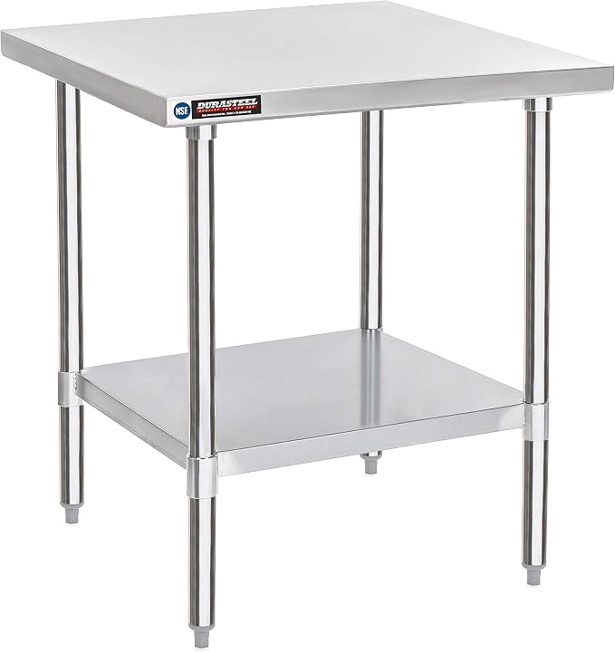 DuraSteel 30x30 Stainless Steel Work Table by DuraSteel