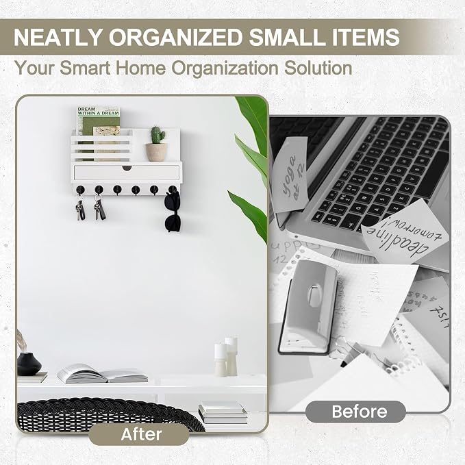 Key Holder Wall Mount, Mail Holder - Image 7