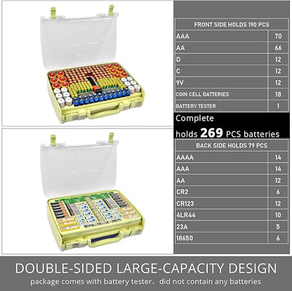 Battery Organizer Storage Holder Box Case - Image 3