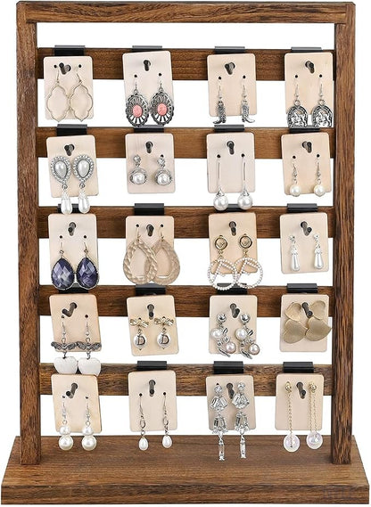 Ikee Design Free Assemble 2 Pcs Set Wooden Jewelry Display Rack - Image 3
