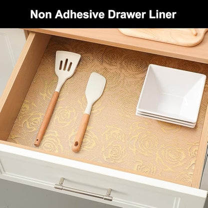Cooyes Shelf Liner – Premium Non-Adhesive Cabinet & Drawer Liner - Image 4