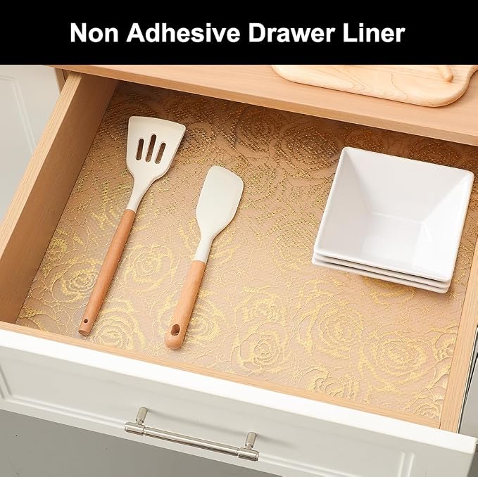 Cooyes Shelf Liner – Premium Non-Adhesive Cabinet & Drawer Liner - Image 4