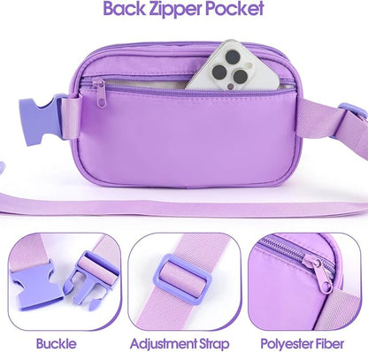 Pin Bag Fanny Pack, Ita Bag Storage Purple Crossbody Belt Bags - Image 6