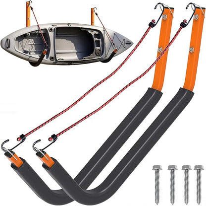 Large Heavy Duty Kayak Wall Mount & Kayak Storage Rack, Garage Hooks by Unknown