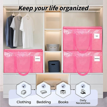 8 Pack Extra Large Heavy Duty Moving Bags, Reinforced Handles & Heavy-Duty - Image 7