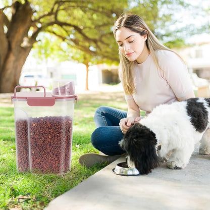 5-7Lbs Cat Dog Storage Container, Portable Pet Food Containers - Image 7