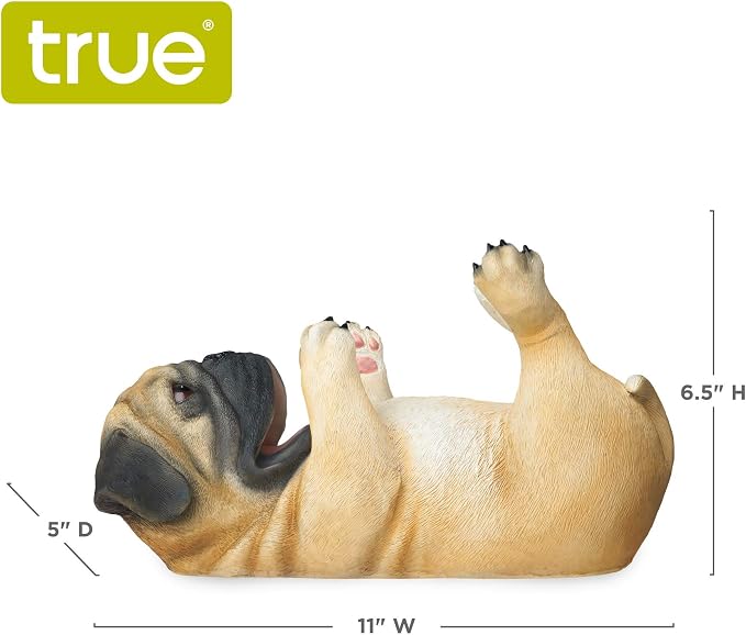 True Pug Polyresin Wine Bottle Holder - Image 3