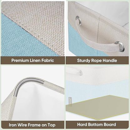 BALEINE 2 Pack Fabric Storage Bins - Image 5