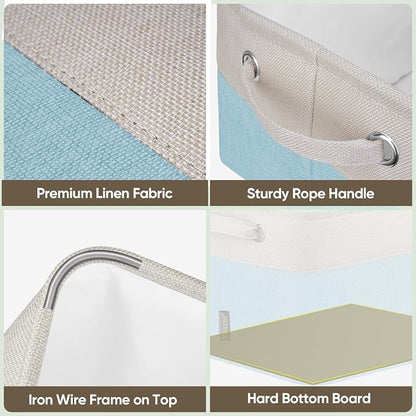 BALEINE 4 Pack Fabric Storage Bins - Image 7