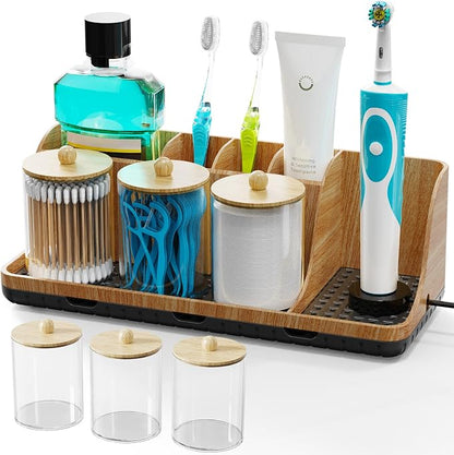 PARKMANI Bathroom Counter Organizer, Bathrooms Toothbrush Holder Set by PARKMANI