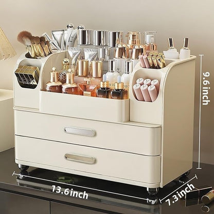 Makeup Organizer with Drawers for Vanity, Bathroom Countertop Organizer with - Image 2