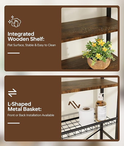 4-Tier Over-the-Toilet Storage Rack - Image 4