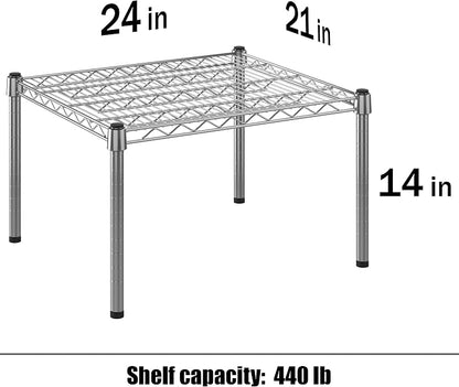 21" Deep x 24" Wide x 14" Height Wire Shelving Kit | 1-Tier | NSF Commercial - Image 3