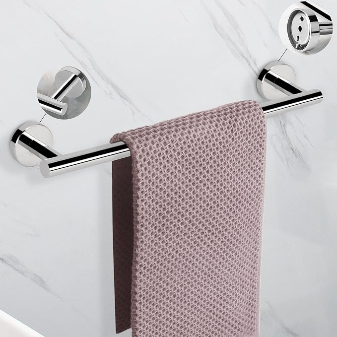 NearMoon Bathroom Hardware Set SUS 304 Thicken Stainless Steel-Towel Bar Set - Image 2