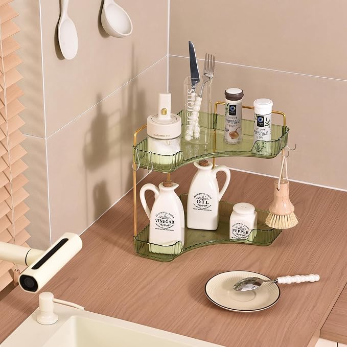 2 Tier Plastic Bathroom Sink Organizer - Image 6