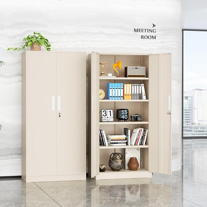 INTERGREAT Tall Metal Storage Cabinet, Utility Cabinets - Image 9