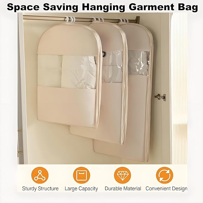 Space Saving Hanging Garment Bag - Image 7