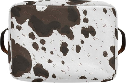 ZAZYXTJ Cow Print Storage Basket - Image 8