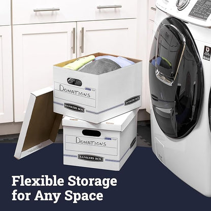 Bankers Box 12-Pack Basic-Duty File Storage Box - Image 6