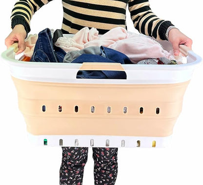 SAMMART 42L Collapsible Plastic Laundry Basket - Image 6