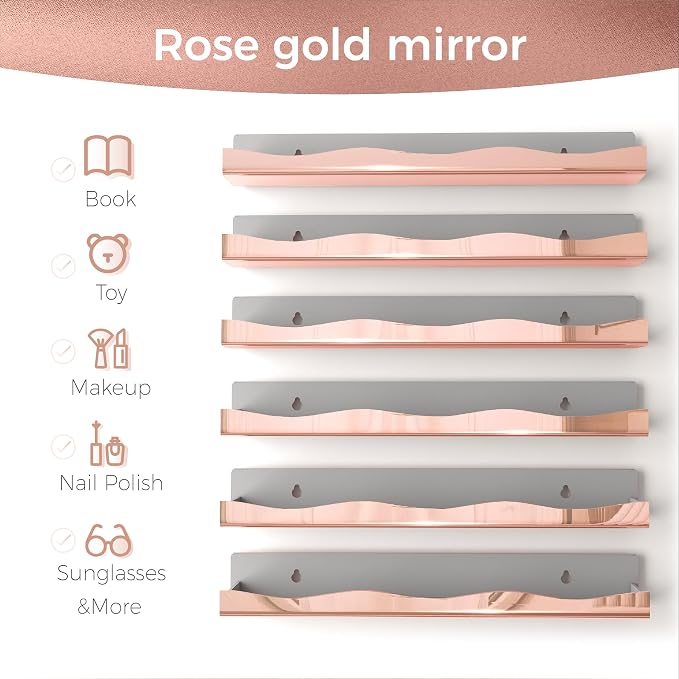 Wall-Mounted Nail Polish Organizer Rack - Image 5