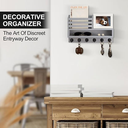 Key and Mail Holder Wall Mount, Key Hanger - Image 4