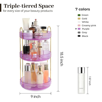 Aveniee Rotating Makeup Organizer - Image 5