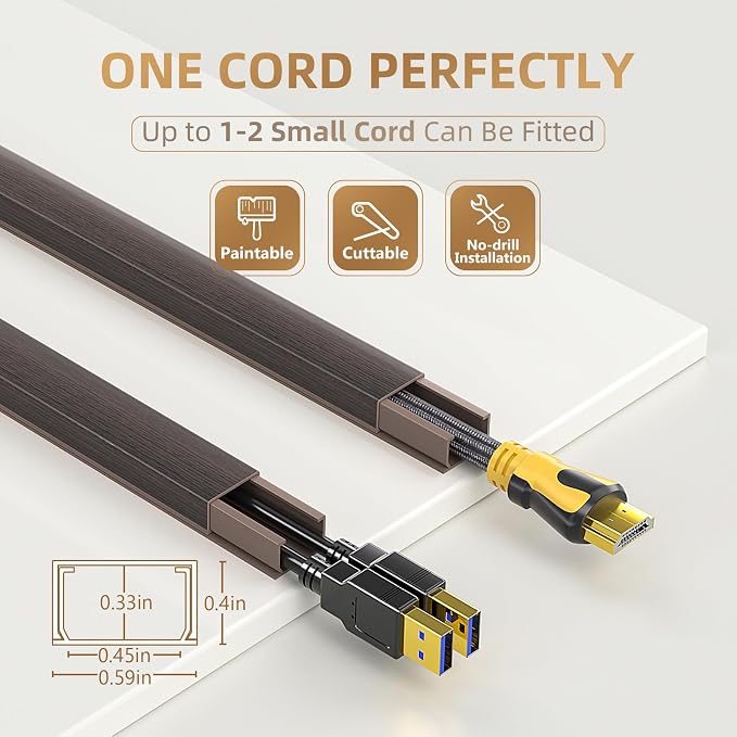 Delamu Cord Hider, 85in Cord Covers - Image 2