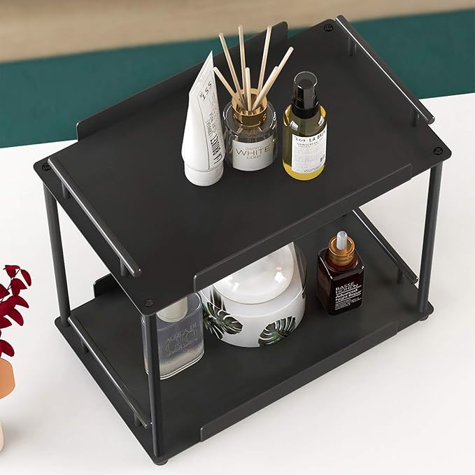FLE Bathroom Organizer Countertop, Bathroom Counter Organizer Decorative Tray - Image 8