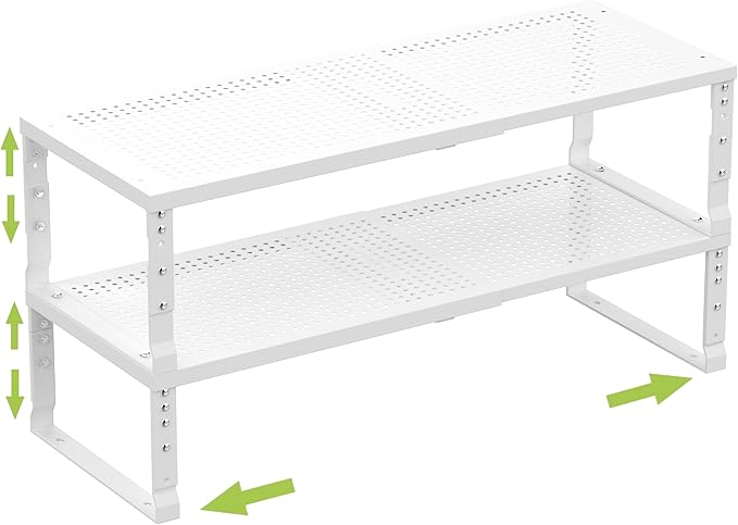 Expandable Cabinet Shelf Organizer Storage Spice Rack Shelves by JOJOCROSSHIGHQUALITYLIFE