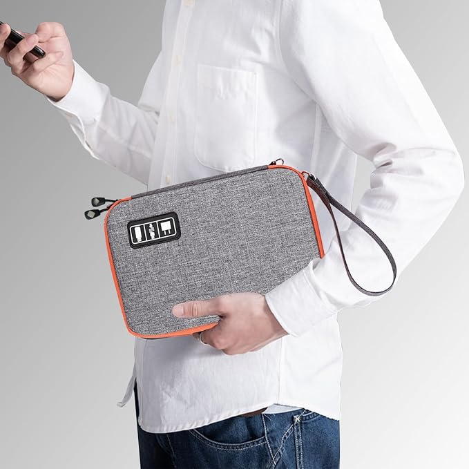Lcsmaokin Electronics Travel Organizer, Portable Waterproof Electronic Travel - Image 5